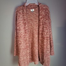 Old Navy Open Knit Long Sleeve Open Front Cardigan Size Medium - £17.92 GBP