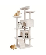 54/70&quot; Multi-Level Cat Tree Tower with Scratching Posts &amp; Cozy Condos, - €80,26 EUR