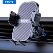 TOPK D46G Car Phone Holder Upgraded Metal Hook Air Vent Mount for All Sm... - $49.01