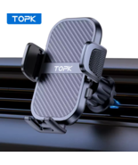 TOPK D46G Car Phone Holder Upgraded Metal Hook Air Vent Mount for All Sm... - $49.01