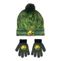 Boys Jurassic World 2-Piece Beanie Style Hat and Gloves Set - $19.00