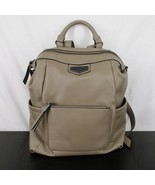 Simply Vera Vera Wang Grey Faux Leather Backpack Purse Bag Gray Top Handle - $33.82 CAD