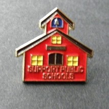 School House Teacher Support Public Schools Education Lapel Pin Badge 3/4 Inch - £4.52 GBP