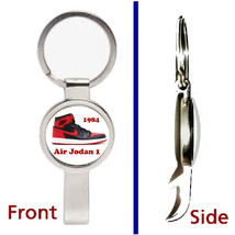 Air Jordan 1 Shoes Sneakerhead Pendant or Keychain silver secret bottle ... - $12.47