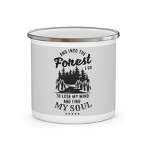 Durable Personalized Enamel Mug for Camping and Outdoors - 12oz - £16.32 GBP