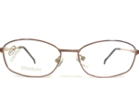 Stepper Brille Rahmen SI-50010 F011 Brown Gold Oval Voll Felge 50-14-130 - £51.71 GBP
