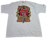 Starter Chicago Bulls T Shirt 1996 NBA Championship Finals Size 2XL USA ... - £31.66 GBP