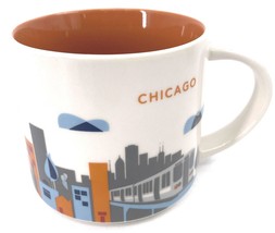 Starbucks You Are Here Collection Mug Chicago 2012 14 oz. Coffee Cup Ceramic EUC - £20.86 GBP