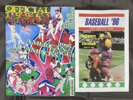 Cleveland Indians Official Team Yearbook 1996 + Baseball 96 Cleveland Gu... - $18.69