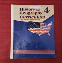 Abeka A Beka Book  History &amp; Geography Curriculum 4 pb 60798003 - $6.64