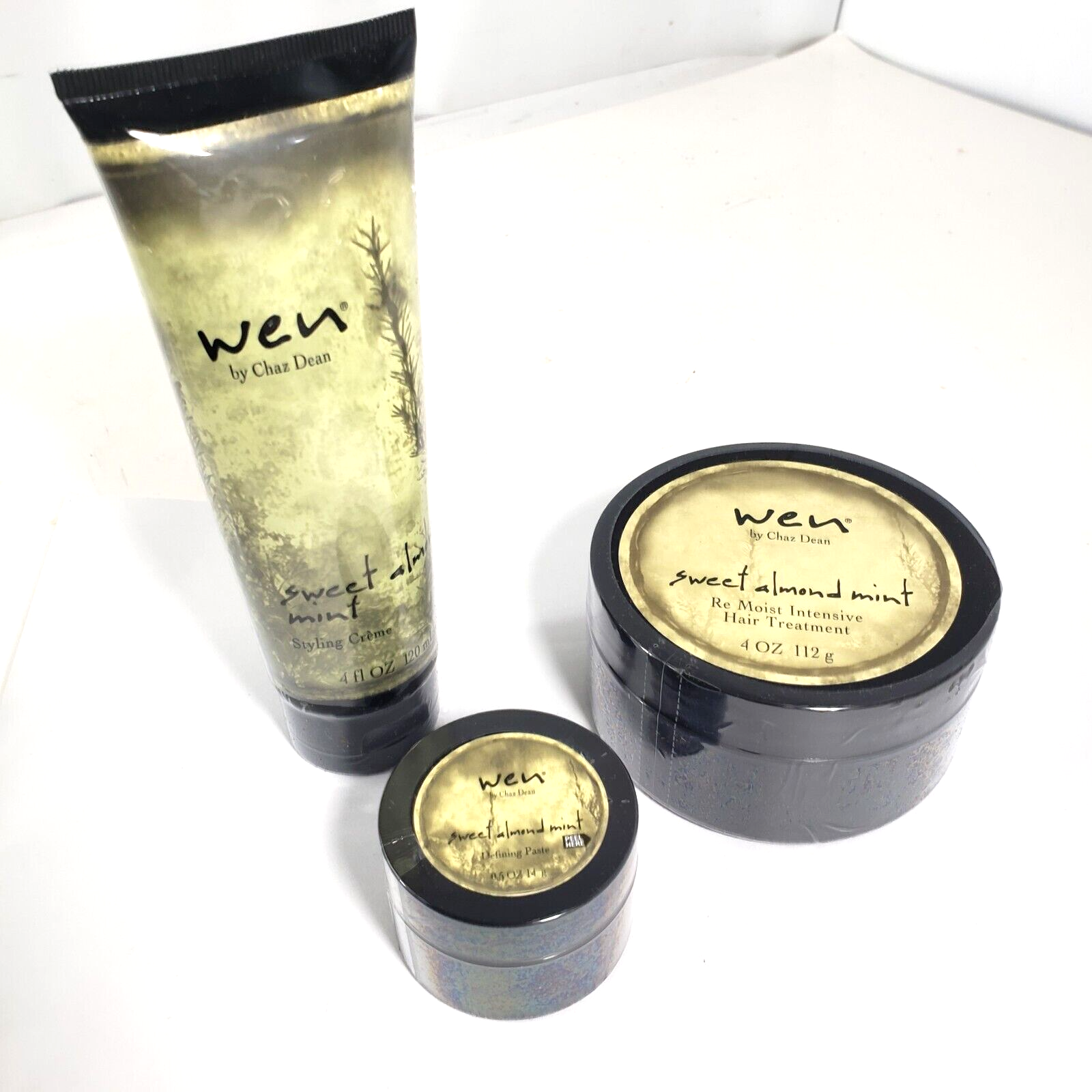 Primary image for Wen Sweet Almond Mint ReMoist Styling Creme Defining Paste Chaz Dean Hair SEALED