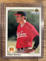 1990 Upper Deck #21 Robin Ventura Chicago White Sox Rookie RC card MINT cond - £1.96 GBP