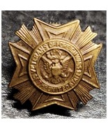 Veterans of Foreign Wars of The US Gold Lapel Pin - Screw on back - £7.30 GBP