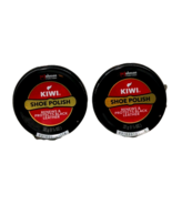 Kiwi Black Shoe Polish 2 Tins Shine Renews &amp; Protects Black Classic 32g ea. - $279.58 MXN