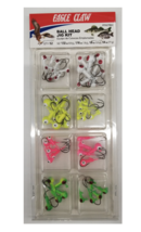Eagle Claw Ball Head Jig Kit, Assorted, 52 pieces, (1/32, 1/16, 1/8 and ... - £13.32 GBP
