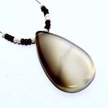 Onyx Smooth Pear Pendant Briolette Natural Loose Gemstone Making Jewelry - £2.75 GBP