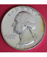 Toned 1962 Proof George Washington Quarter Exact Coin Shown 04 - $15.50
