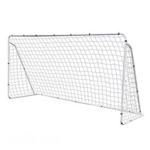 12 X 6&#39; Portable Football Training Set Soccer Goal Net Steel Post Frame ... - £88.93 GBP