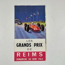 France Les Grands Prix De Reims June 1963 Program Fold Out RARE Hard To Find - £78.65 GBP