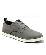 Goodfellow &amp; Co. Khalil Casual Charcoal Faux Leather Lace Up Loafer Shoe... - £14.14 GBP