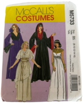 McCalls Sewing Pattern M5733 Halloween Costume Medieval Tunic Egyptian Cleopatra - $9.99