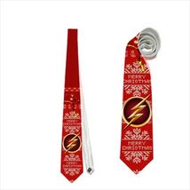 Necktie Flash Superhero Christmas Cosplay Halloween - $31.00