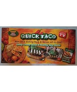 Quick Taco Non Stick Baking Rack &amp; Server All In One - NIB Great for Tac... - $205.59 MXN