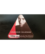 ENRIQUE IGLESIAS 1998 ROSEMONT, ILLINOIS VINTAGE ORIGINAL CLOTH BACKSTAG... - $10.00