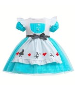 NEW Alice in Wonderland Dress Girls Halloween Costume - £12.86 GBP