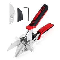 Ratchet Miter Shears For Angular Cutting Molding Crafting, Shoe Molding & Quarte - £80.82 GBP