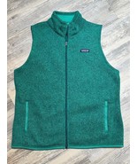 Patagonia Better Sweater Vest Green Fleece Full Zip Women&#39;s Size XL - £33.89 GBP
