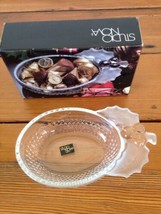 Vtg Mikasa Studio Nova Christmas Treasure Holiday Candy Nut Treat Bowl D... - £10.21 GBP