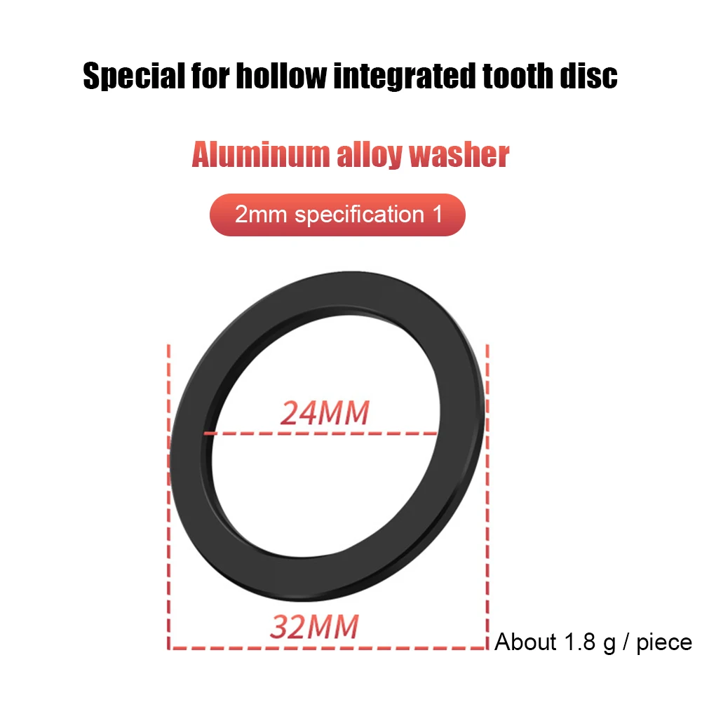  Bicycle Crankset Washers Aluminum Alloy Bike Crank Cover Chain Wheel Sp... - $118.11