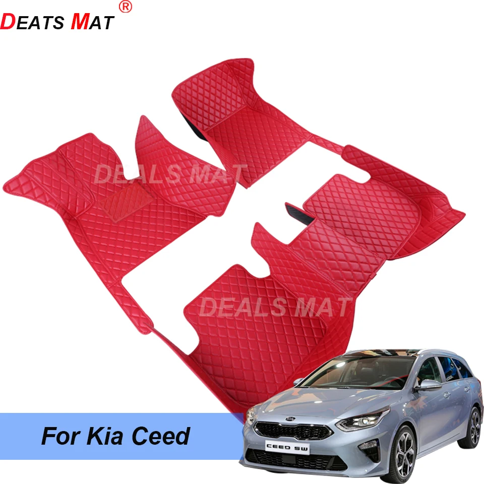 100% Fit Auto Car Mats With Pockets Floor Carpet Rugs For Kia Ceed 2010 ... - £60.84 GBP+