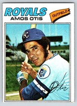 1977 Topps #290 Amos Otis Autographed!!! Royals - £3.93 GBP