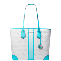 Women&#39;s Handbag Michael Kors 30S2SV0T3V-OCEAN-BLUE-MULTI Grey 35 X 30 X 17 Cm (S - £265.63 GBP