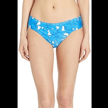 Athena Waimea Bay Blue Shirred Hipster Bottom NEW - $18.00