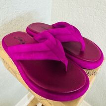 FREE PEOPLE Wonderland Leather Sandal Flip Flop, Size 8, Purple, NWT - €42,36 EUR