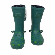 Joules Rain Boot Jnr Roll Up, Green Frog, 9 Little Kid - £45.38 GBP
