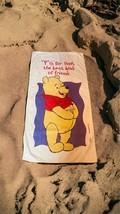 Vintage Winnie The Pooh Beach Bath Towel Disney 30x56” Franco - P Is For Pooh - £22.08 GBP
