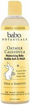 Babo Botanicals, Bubble Bath Wash Moisturizing Oatmilk Calendula, 15 Fl Oz - £18.19 GBP