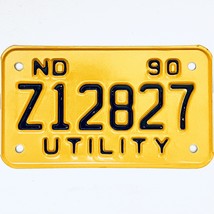 1990 United States North Dakota Utility Special License Plate Z12827 - $18.91 CAD
