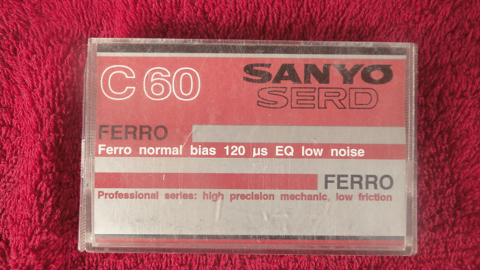 Vintage Rare Sanyo Serd C60 Audio Cassette Tape - £7.09 GBP