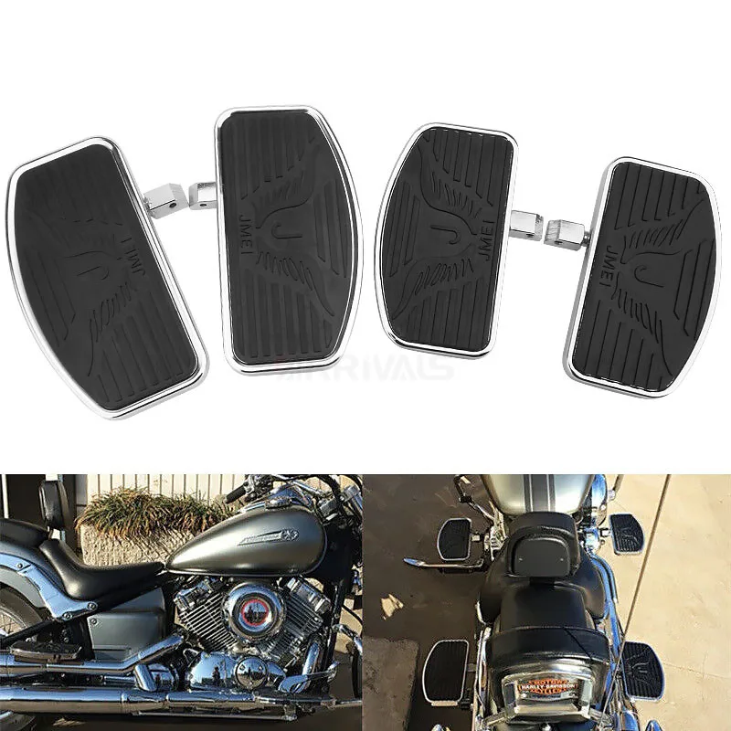 Motorcycle Front Rear Wide Foot Rider Driver Foot Rest Floorboards For Honda - £37.37 GBP+
