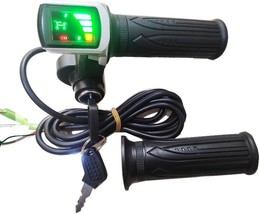 Electric Scooter Twist Throttle Grips With Lcd Display And Power Key, 36V. - $44.94