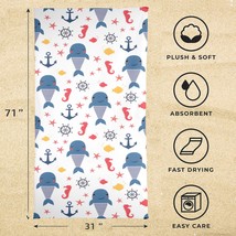 Beach Towels - Large Summer Vacation or Spring Break Beach Towel 31&quot;x71&quot; - Seaho - £15.42 GBP