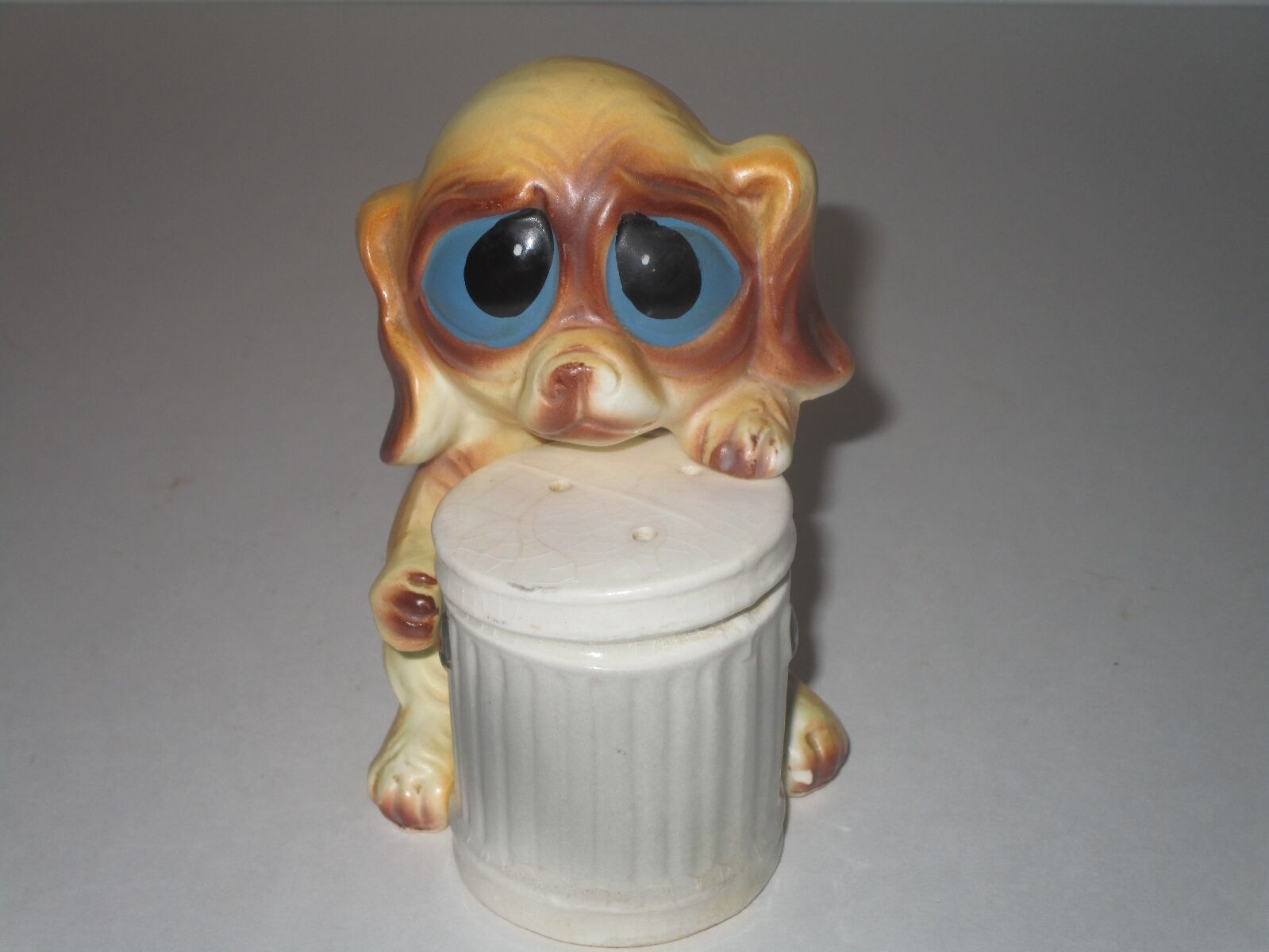 Sad Dog &amp; Garbage Can Salt and Pepper Shakers - $13.99