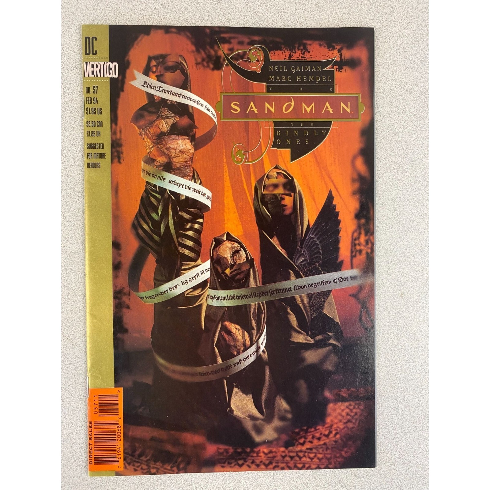DC Comics Vertigo Neil Gaiman/Marc Hempel Sandman The Kindly Ones - $12.86