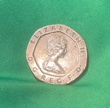 1984 United Kingdom Queen Elizabeth II.Kim 20 Pence Coin - £13.83 GBP