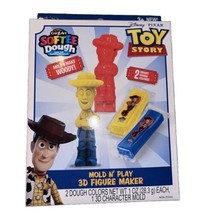 NEW! Cra-Z-Art Softee Dough Disney Pixar Toy Story 4 Mold N&#39; Play Woody - £6.14 GBP